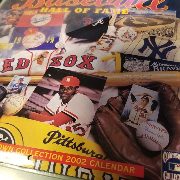 Baseball hall of fame 2002 calendar new open seal - Picture 5 of 5